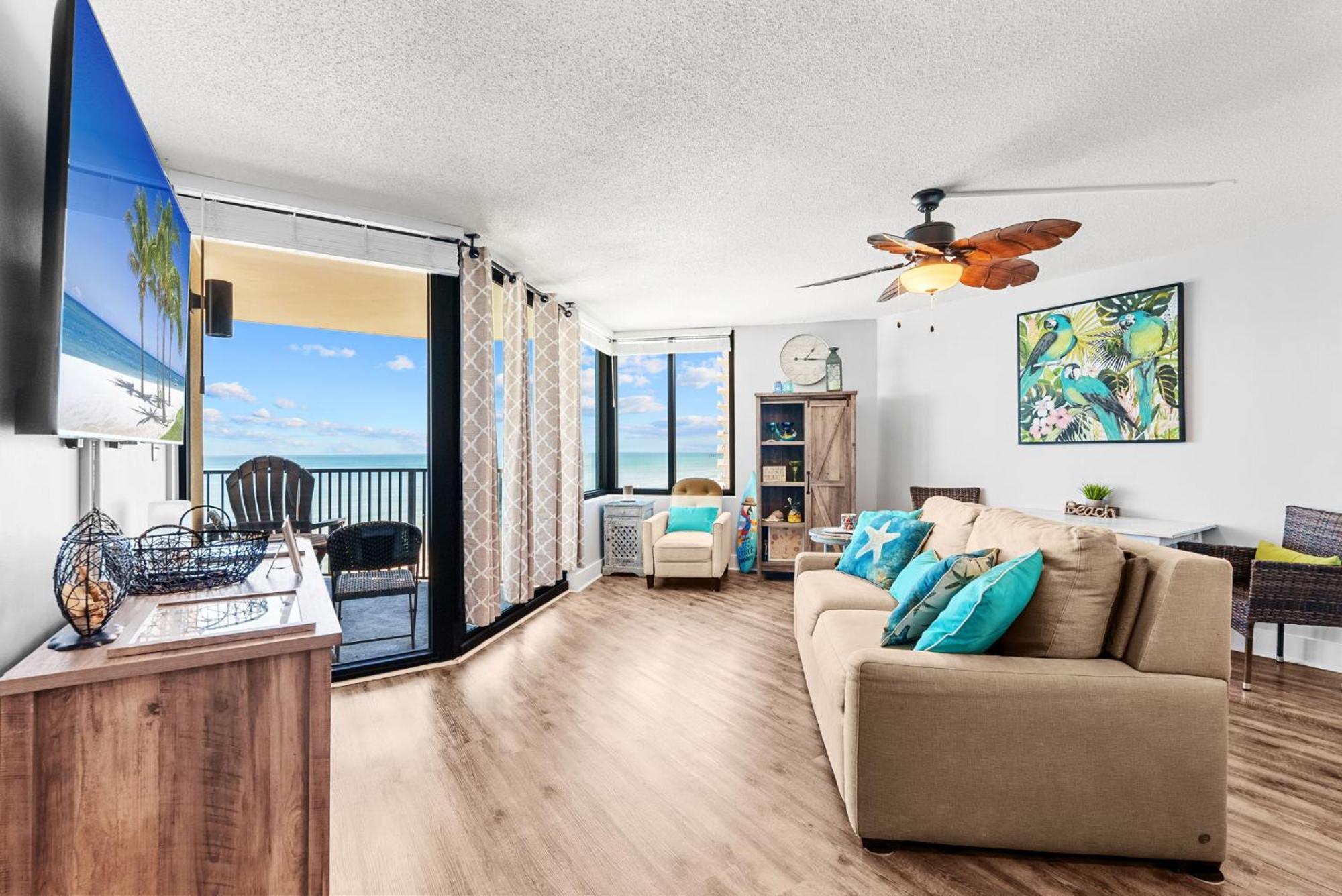 Sunbird Beachfront Condo! Free Chairs! By Dolce Getaways Pcb *